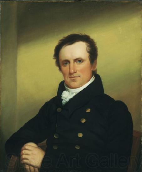 John Wesley Jarvis James Fenimore Cooper Norge oil painting art